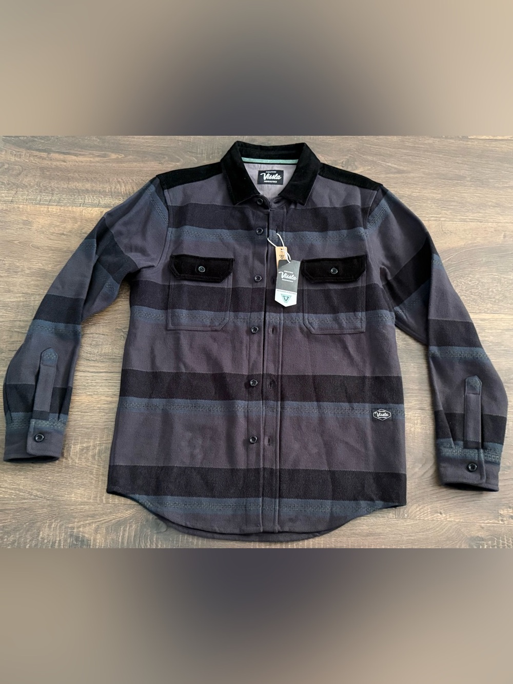 VISSLA Creators Jack Eco LS Flannel Mens S NWT